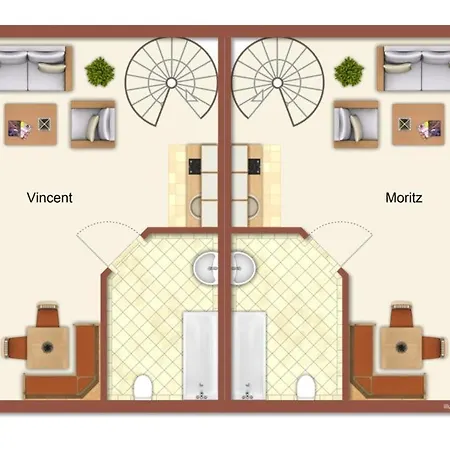 Haus Vier Freunde, Vincent Apartment